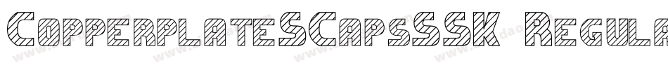 CopperplateSCapsSSK Regular字体转换